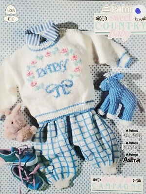 Baby Sweet Country Toys Outfits Helpful Hints Crochet Pattern By Patons - Image 1 of 4
