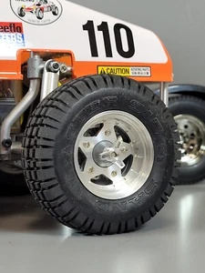 4pc Aluminum M4 Wheel Lock Nuts Tamiya 1/10 Sand Scorcher Champ Buggy F350 Hilux - Picture 1 of 12