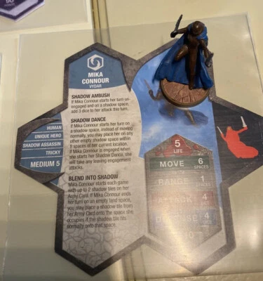 Heroscape Mika Connour Vydar Hero D&D Pathfinder Unique Hero - Bild 1 von 4