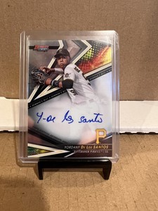 2022 Bowmans Best Yordany De Los Santos Autograph B22-YD Pittsburg Pirates