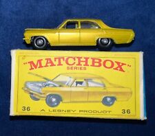 RARE ~ 1966 ~ MATCHBOX Series No 36 ~ Opel Diplomat ~Vibrant Gold Color ~$138.88