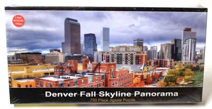 Denver Fall Skyline Panorama 750 Piece Jigsaw Puzzle 3-Feet Wide - Picture 1 of 3