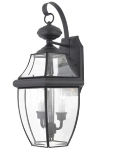 Newbury 2 Licht 20 Zoll mystisch schwarz Außenwandlaterne von Quoizel NY8317 - Bild 1 von 1