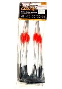 12 COUNT Cabela's #12SB012 Sliding Bottom Bouncer 1/2-Ounce Fluorescent Orange - Picture 1 of 20