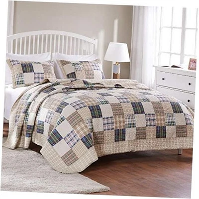 Conjunto de Colcha Oxford Greenland Home, Completa/Rainha, 3 3 Peças Completa/Rainha Multicolorida - Imagem 1 de 4