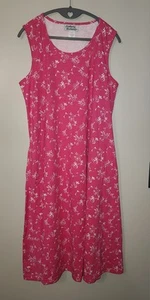 NEU ANTHONY RICHARDS ÄRMELLOSES HAUSKLEID SOMMERKLEID NACHTHEMD MIT TASCHEN GR. L - Bild 1 von 3