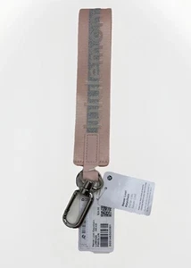 NWT Lululemon Never Lost Keychain Pink Silver - Picture 1 of 3