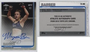 2019 Topps Chrome UFC Fighter Auto Maycee Barber #FA-MB Rookie Auto RC - Picture 1 of 3