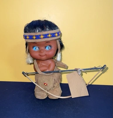 Vintage Carlson Dolls Native American Doll - Image 1 of 4