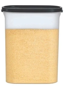 Juego de 2 contenedores Tupperware Modular Mates ovalados #4 9,75 tazas 1614 sello negro 1616 - Imagen 1 de 5