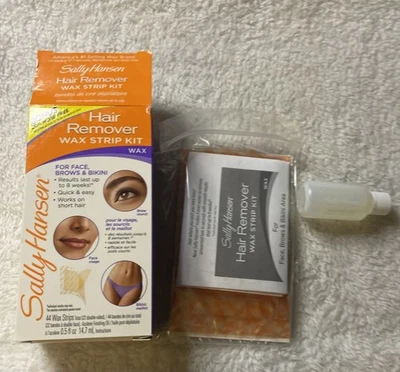 Kit de tiras de cera para el cabello Sally Hansen bikini para cejas 44 tiras de cera nuevo en caja sellado Foto 1 de 4