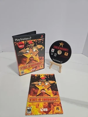 State of Emergency (Sony PlayStation 2 PS2) CIB con Manual y Tarjeta Reg Nuevo (Otros) Foto 1 de 4