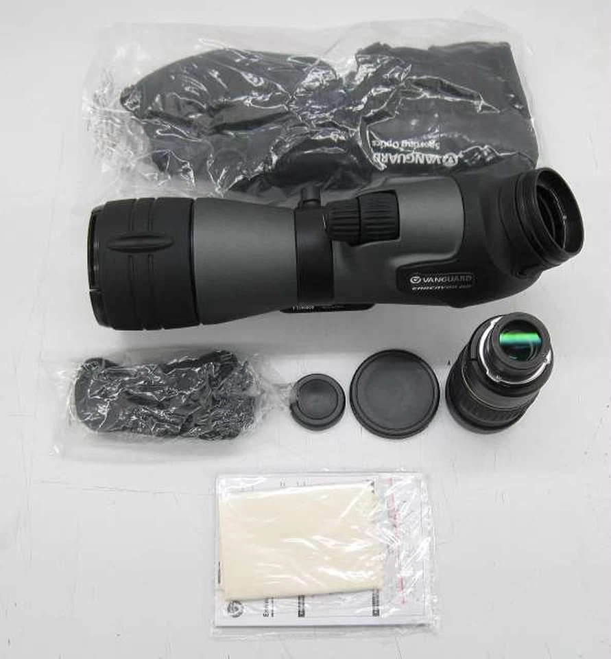 Vanguard Endeavor HD 65A 65mm Angle Spotting Scope with Strap & Case - Image 1 of 4