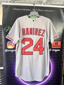 Majestic Boston Red Sox #24 Manny Ramirez 2004 Road Away MLB Baseball Jersey - Picture 1 of 5