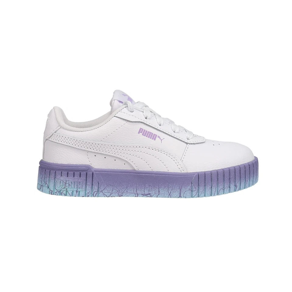 PUMA Carina 2.0 Speckle Fade Lace Up  Toddler Girls Purple, White Sneakers Casua - Image 1 of 4