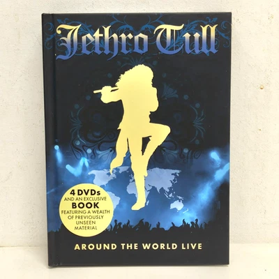 Jethro Tull Around the World Live - 4xDVD Set and Book - Region 0 - Image 1 of 4