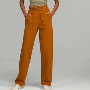 Lululemon Loungeful Straight Leg Pant burnt orange size women’s 10 (bin DD) - Picture 1 of 14