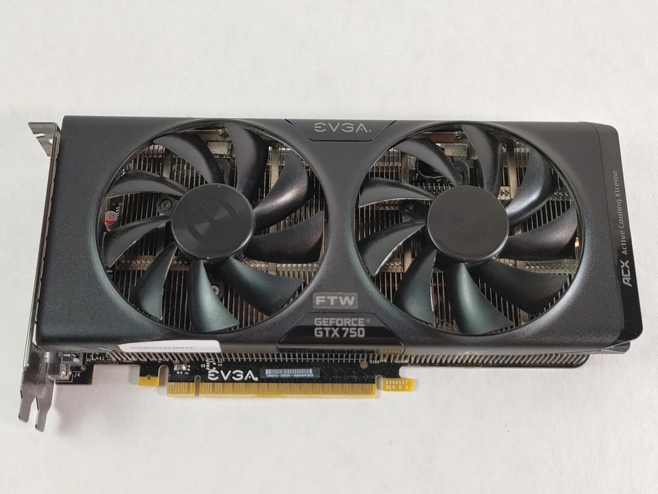 EVGA NVIDIA GeForce GTX 750 FTW w/ ACX Cooler 1 GB GDDR5 PCI Express 3.0 x16 - Image 1 of 4