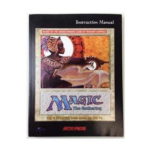 Microprose Computer Game Magic the Gathering - Instruction Manual Only! VG+ - Picture 1 of 1