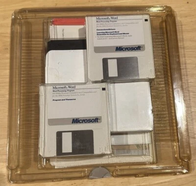 Medios Microsoft MS-DOS 4.0 3.5 y 5.5 con plantillas de teclado Foto 1 de 4