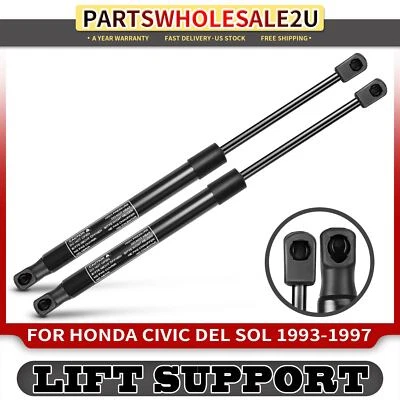 2x Rear Trunk Lift Support Shock Strut for Honda Civic del Sol 1993-1997 Coupe - Image 1 of 4