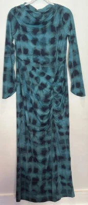 Maxi Vestido Suboo Nuevo con Etiquetas Shibori Manga Larga Acanalado Verde Talla XL CHIC Moderno Foto 1 de 4