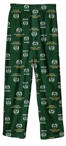 New NWT Colorado State Rams Lounge Pajamas Pants Youth Boys Size S Small 8 Cover