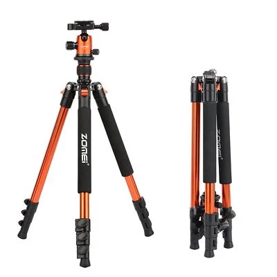Zomei Q555 Portable Aluminium Travel Tripod&BallHead For Canon Nikon DSLR Camera - Image 1 of 4