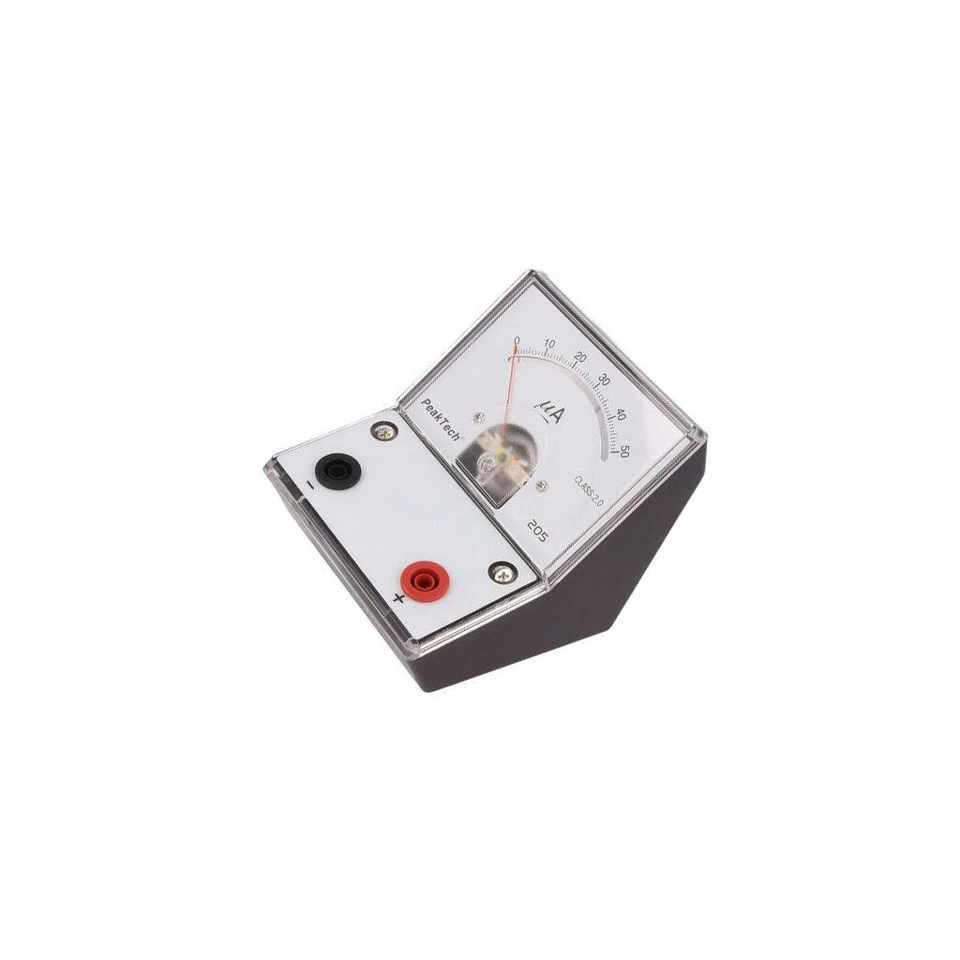 P205-01 Messgerät: Tabelle I DC: 0,1u-50uA 2% Anzeige: Analog 2kΩ PEAKTECH - Bild 1 von 1