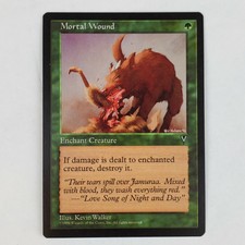 x1 Mortal Wound Visions MTG Magic the Gahtering Singles NM