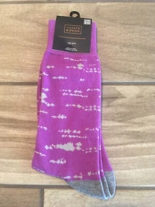 NUEVOS CON ETIQUETAS - Talla Única - 14th & UNION CALCETINES MORADOS PARA HOMBRE - Imagen 1 de 2