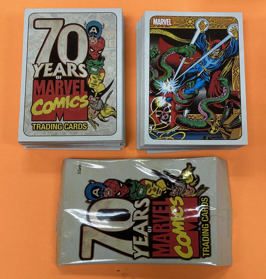 2010 Rittenhouse 70 YEARS OF MARVEL Trading Card Base Set (72) - Image 1 of 1