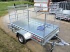 8x4 Single Axle Braked,caged,box Trailer,with Loading Ramp 