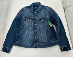 New Gap kids boys' size 12 dark denim jacket was $59.95 - Picture 1 of 2