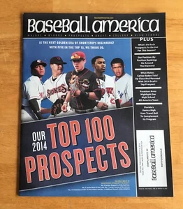 Baseball America Magazine 2014 Top 100 Prospects Correa Bogaerts Cover No Label - Picture 1 of 2