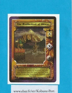 The Brotherhood of Shinsei Mon Back Promo Clan Wars L5R CCG Five Rings - Picture 1 of 2