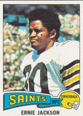 Ernie Jackson 1975 Topps #323 Saints Football Card - Image 1 of 2