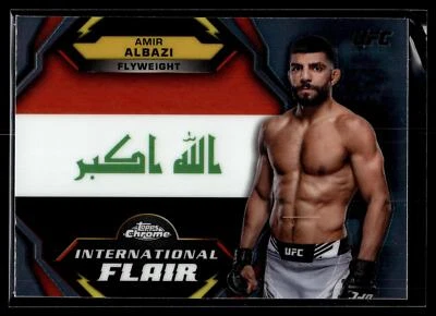 Amir Albazi 2024 Topps Chrome UFC International Flair Card #IFL-1 - Image 1 of 2