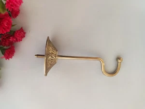 Wandhalterung Laterne DIY Halter Pflanzenhänger Handarbeit / Messing Antik Design - Bild 1 von 5