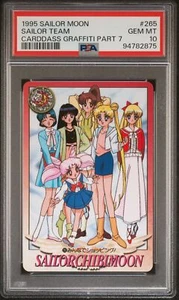 PSA 10 1995 Sailor Moon Carddass Graffiti Part 7 265 Sailor Team - Bild 1 von 2