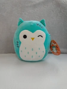 Peluche giocattolo Squishmallows Winston il gufo di Halloween con punti 8" - Foto 1 di 9
