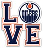 Edmonton Oilers Logo NHL Sport Car Bumper Sticker Decal 