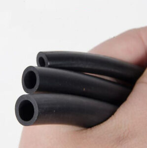 Black Fluorine Rubber Tube/Tubing/Pipe/Hose ID 2~12mm - Oil Fuel Chemical Petrol