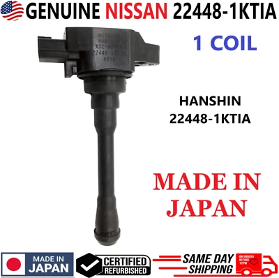 Bobina de encendido GENUINA Nissan para Nissan e Infiniti I4 V8 2007-2015, 22448-1KTIA Foto 1 de 4