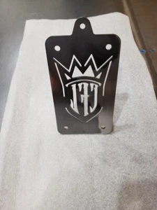 West Coast Choppers CFL Style License Plate Tag 10 Gauge Steel - Picture 1 of 5