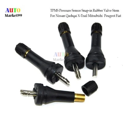 Sensor de presión de neumáticos válvula de vástago de goma para controles de aire de eneldo Nissan Mitsubishi Foto 1 de 4