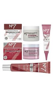 No7 Restore & Renew Face & Neck Multi-Action Day /Night Cream/Serum/Eye Cream
