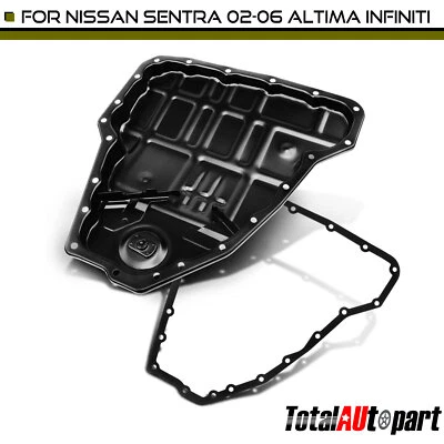 Cacerola de aceite de transmisión con junta para Nissan Altima Máxima Sentra Infiniti I30 I35 Foto 1 de 4