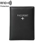 Leather RFID Card Holder Anti Theft Passport Clip Card Case  Travel