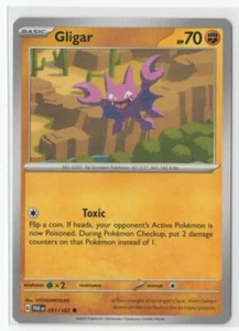 Pokemon Paradox Rift 091/182 Gligar - Picture 1 of 1